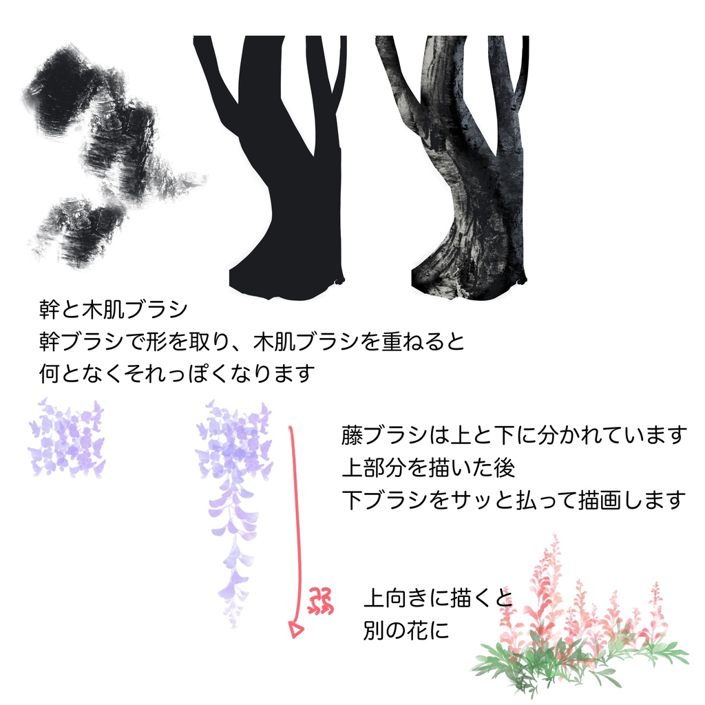 🌳植物ブラシ🌿