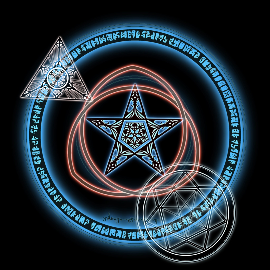 異世界文字と魔法陣
