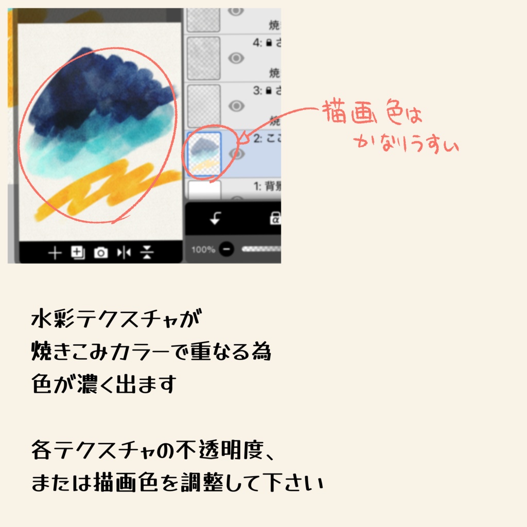 アナログっぽい用紙設定付きキャンバス