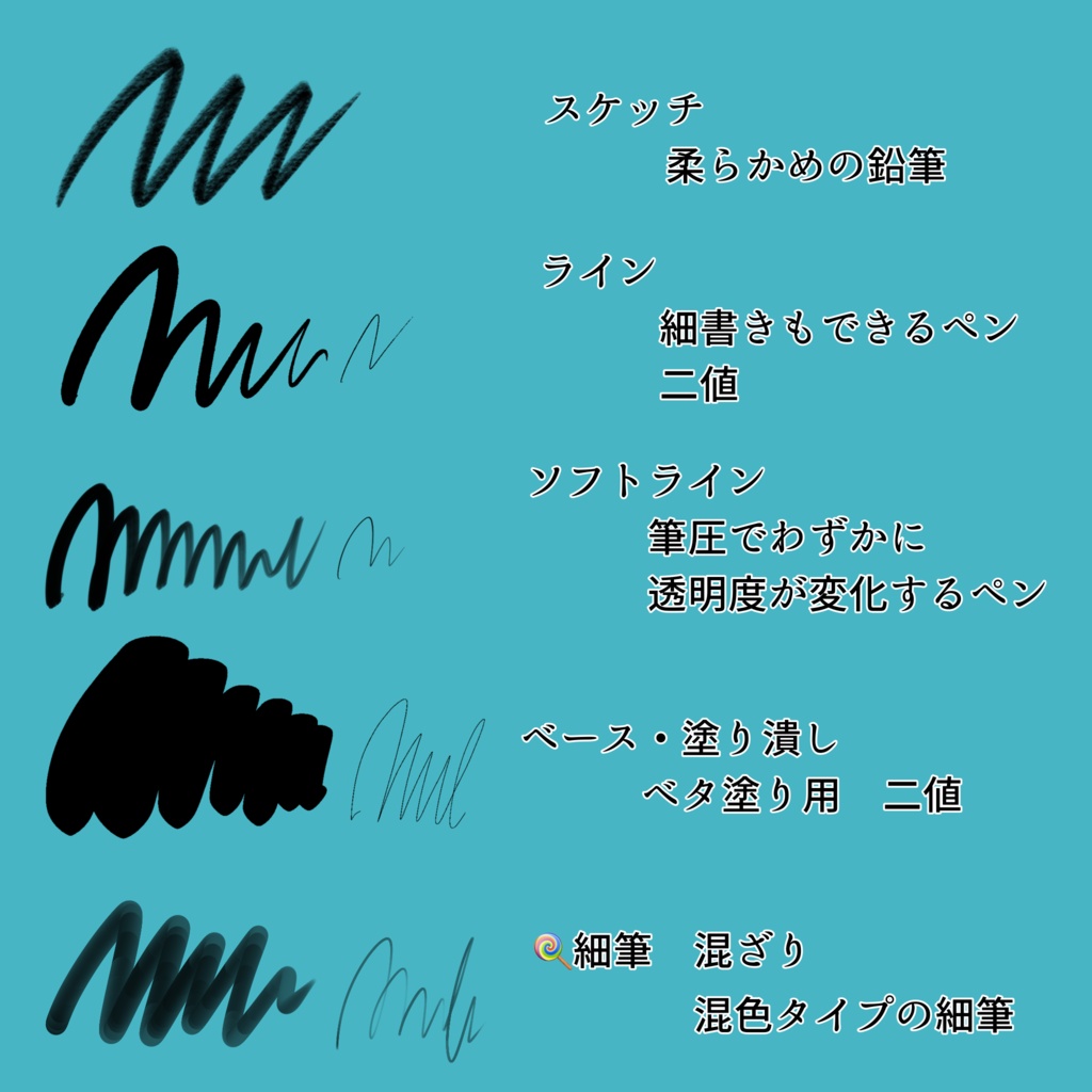 《期間限定》さらっと厚塗りブラシ《無料配布》