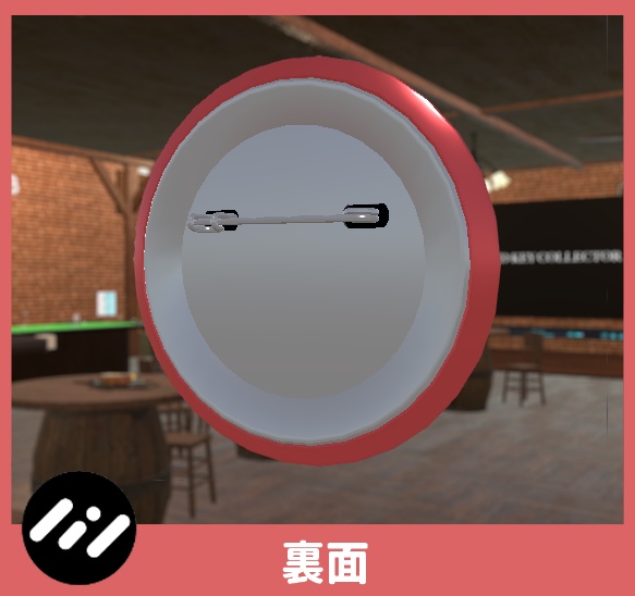 【3Dモデル】龍の酒場缶バッチ