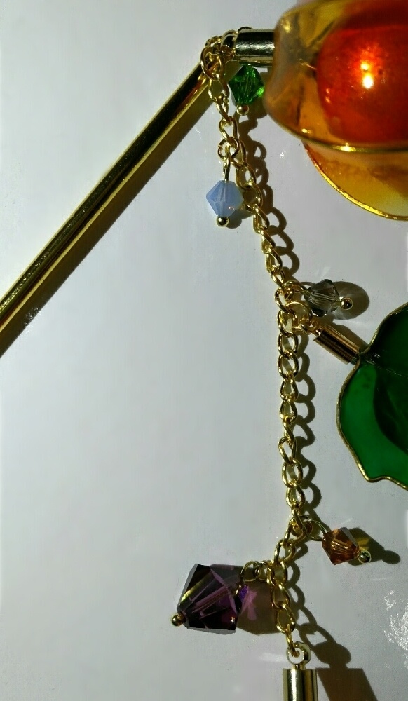 ほおずき揺れる華やか髪飾り−簪−