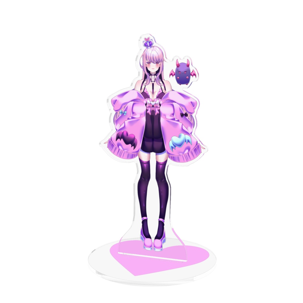 Pink Symphonica ♡ Chaotic Cutie Vampire VTuber Acrylic Stand