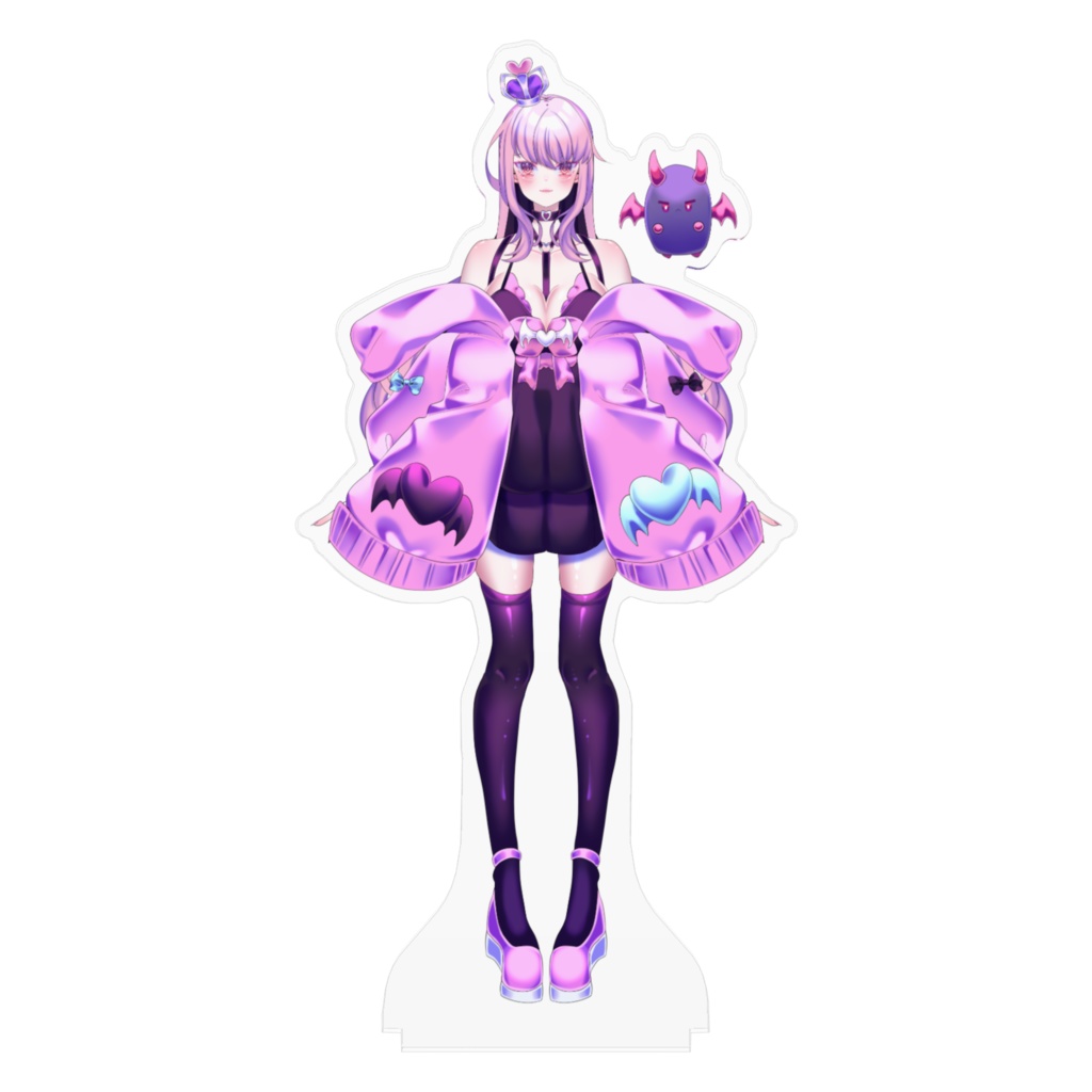Pink Symphonica ♡ Chaotic Cutie Vampire VTuber Acrylic Stand