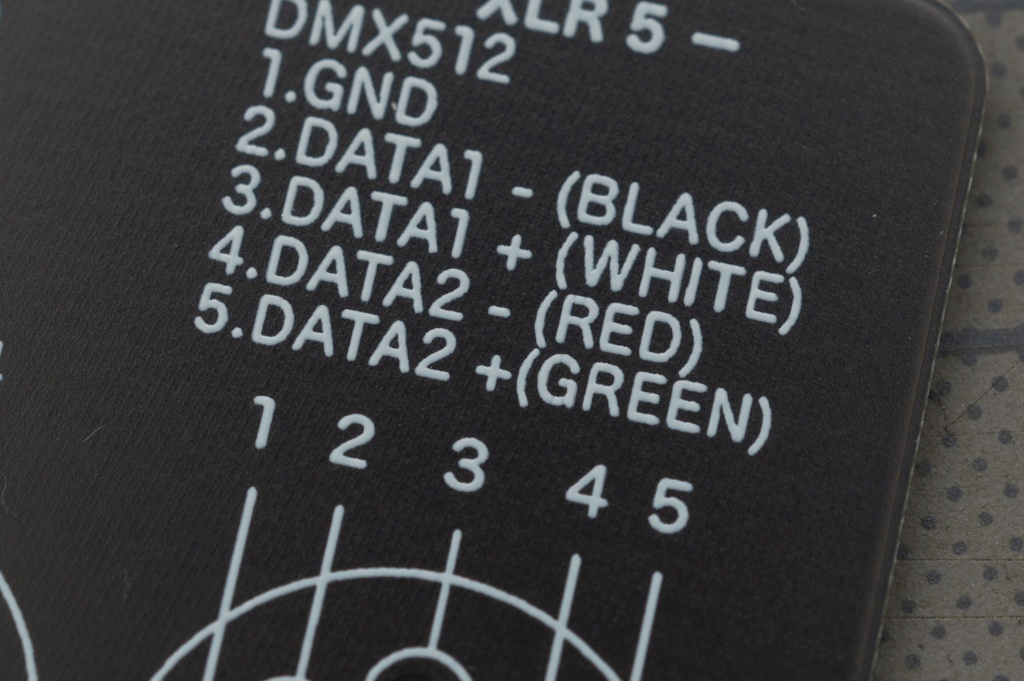 XLRコネクタ半田付けテンプレート