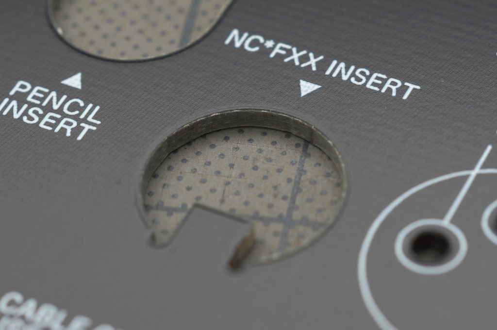 XLRコネクタ半田付けテンプレート