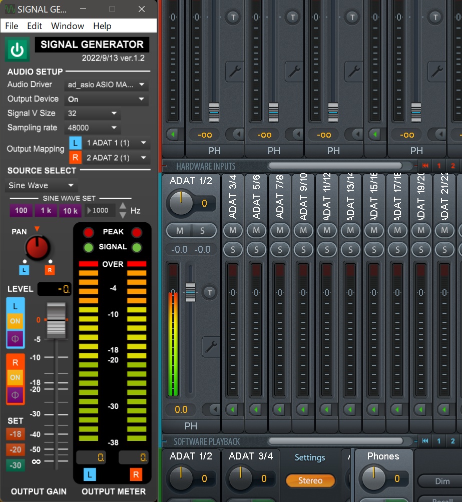 オーディオ・シグナル・ジェネレータ V1.7