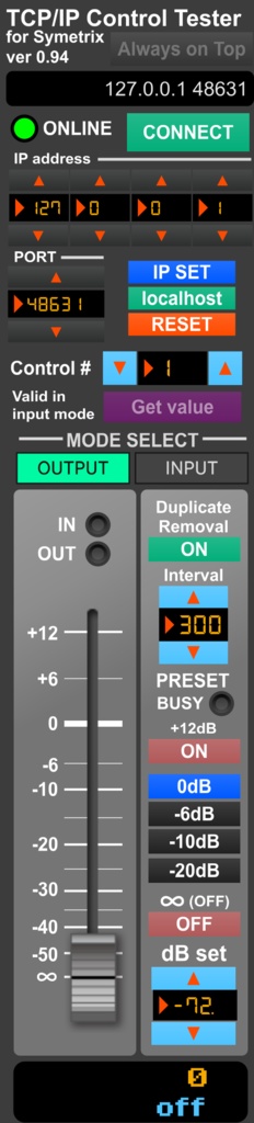 Symetrix DSP TCP/IP Control