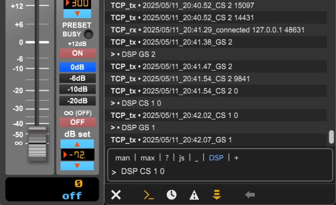 Symetrix DSP TCP/IP Control
