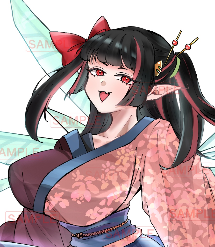 和服羽根つき女の子