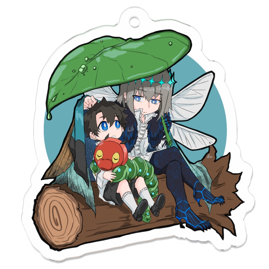 雨宿りオベぐだ♂