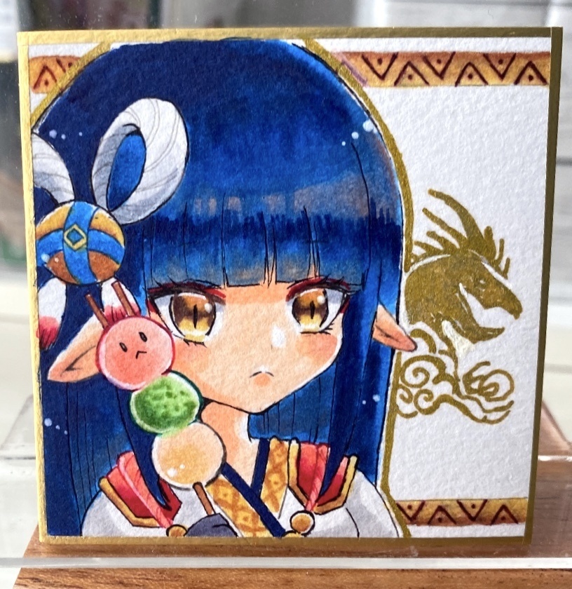 ミノト 手描き原画イラスト ファンアート モンハン ライズ Mhr イラスト原画 販売 Booth