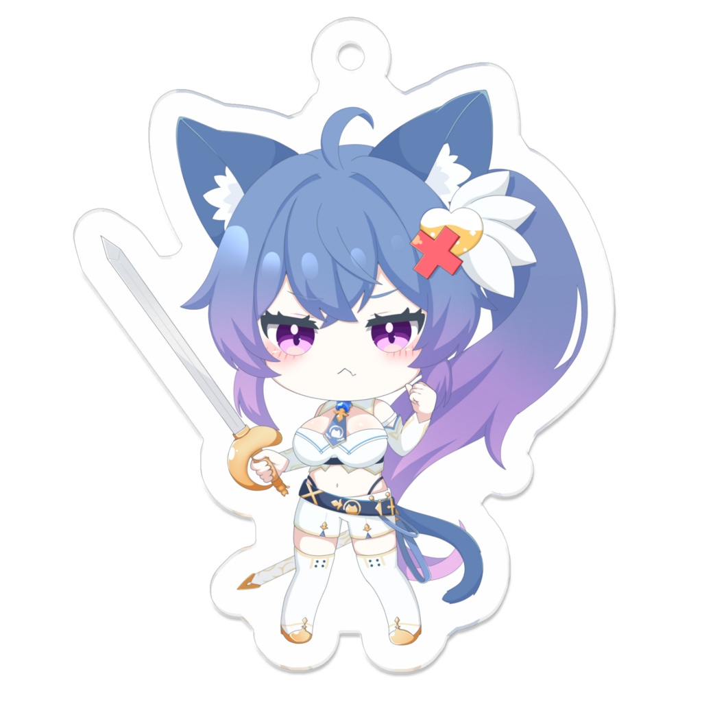 4周年ミニしおん(おこ!)アクリルキーホルダー