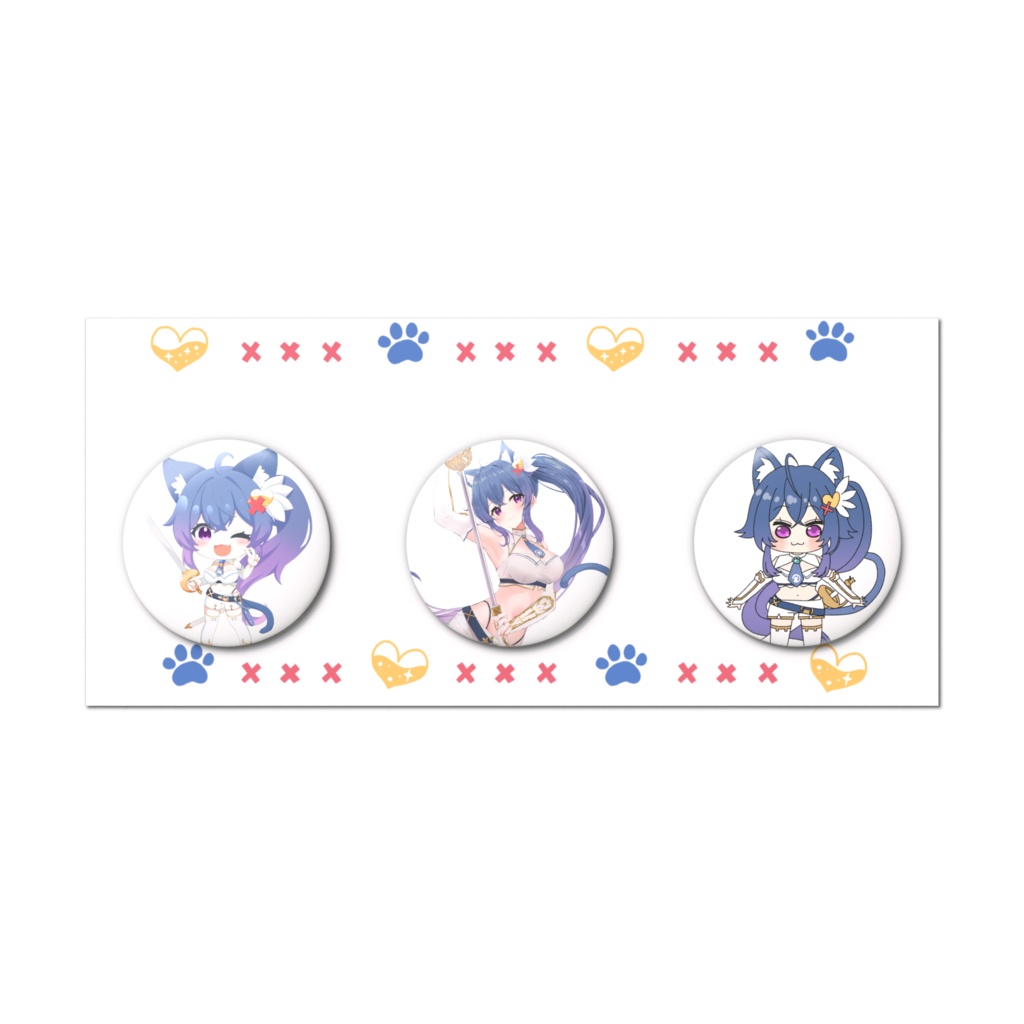 4周年しおん缶バッジセット