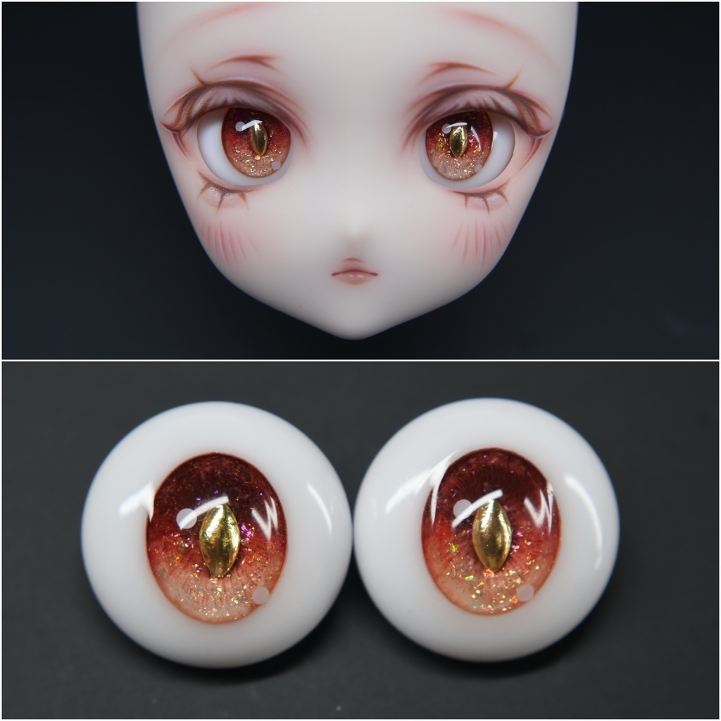 【18mmドールアイ】MDD BJD レジンアイ