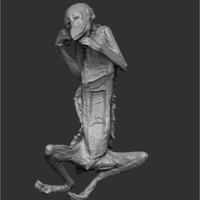 【完成品フィギュア】河童の木乃伊(全身)1/3レプリカ