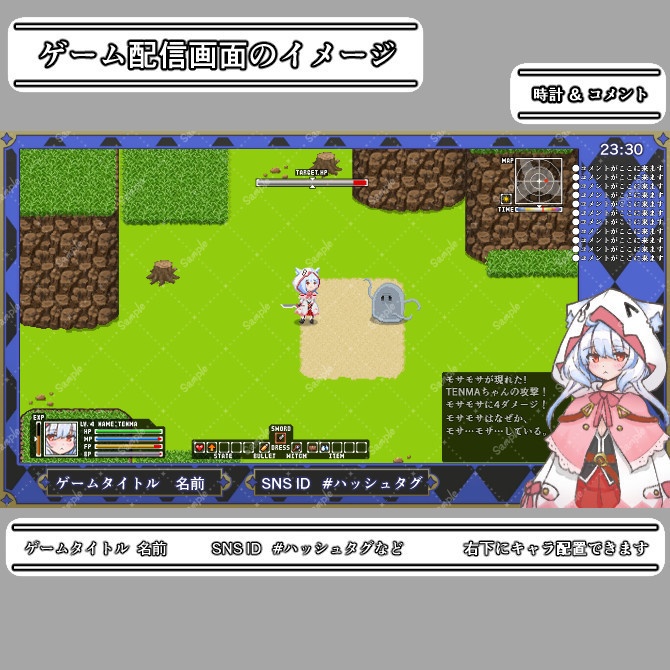 【動くダイアタイル】ゲーム&雑談&歌枠 配信画面オーバーレイ素材|021|Diamond Tiles|全12色|webm|png|画像132枚&動画12本!