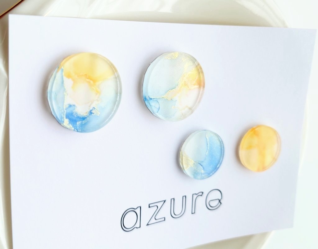 ランガ&暦 イメージ 円形ピアス/イヤリングセット