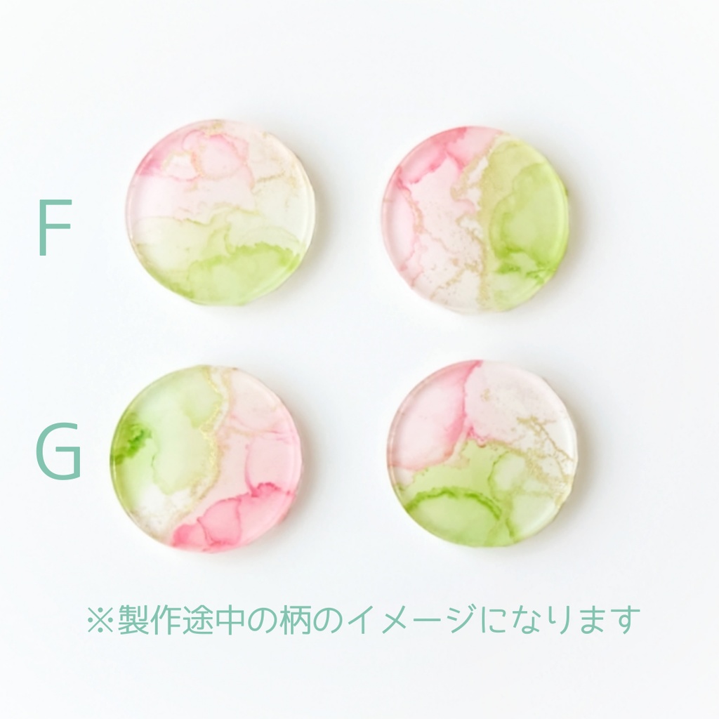 ジョー&Cherryblossom イメージ 円形ピアス/イヤリングセット