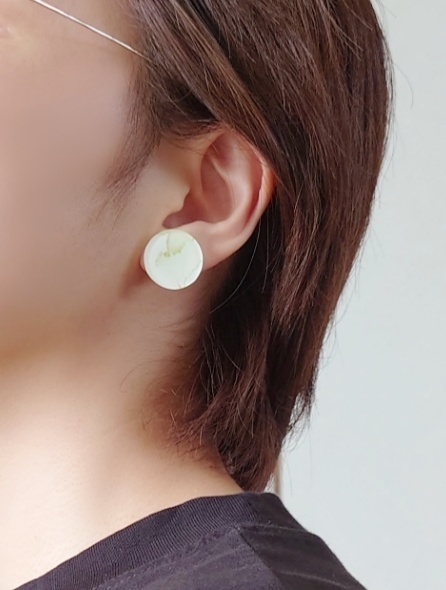 ジョー&Cherryblossom イメージ 円形ピアス/イヤリングセット