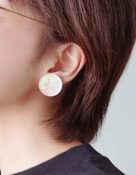 ジョー&Cherryblossom イメージ 円形ピアス/イヤリングセット