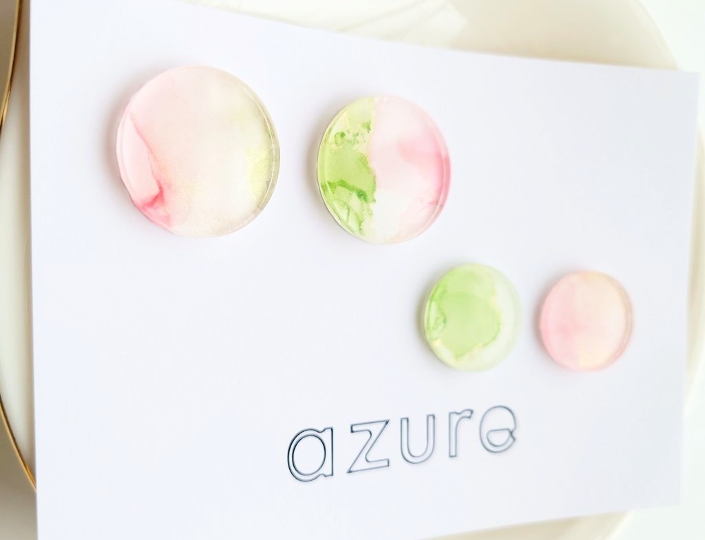 ジョー&Cherryblossom イメージ 円形ピアス/イヤリングセット