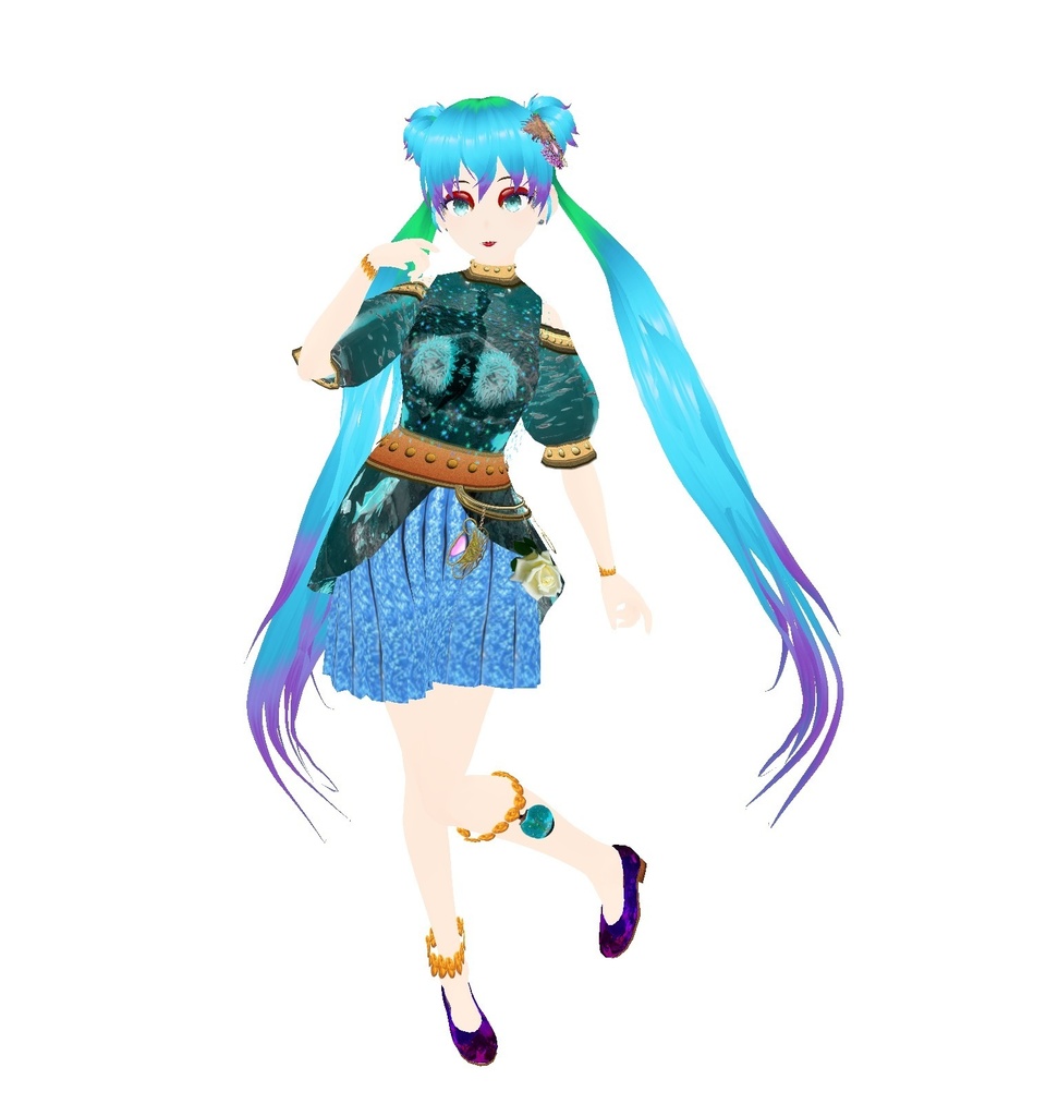 6 of Cups Tarot VRoid outfit