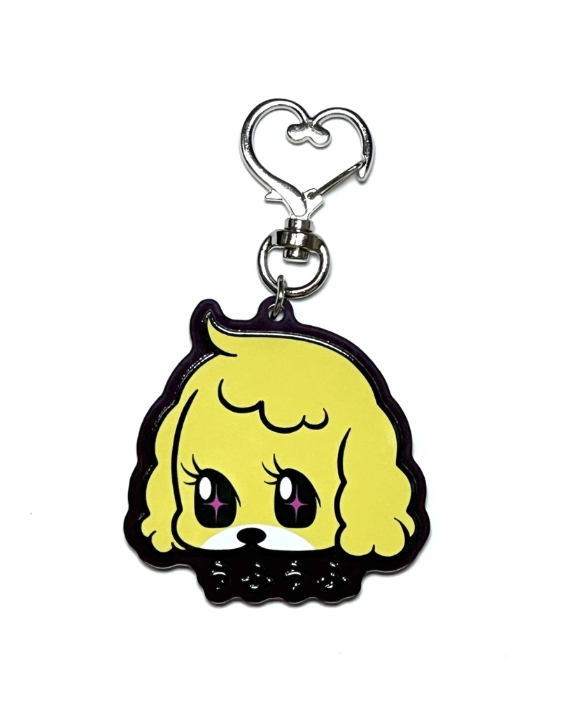 うふうふわんこちんアクリルキーホルダー