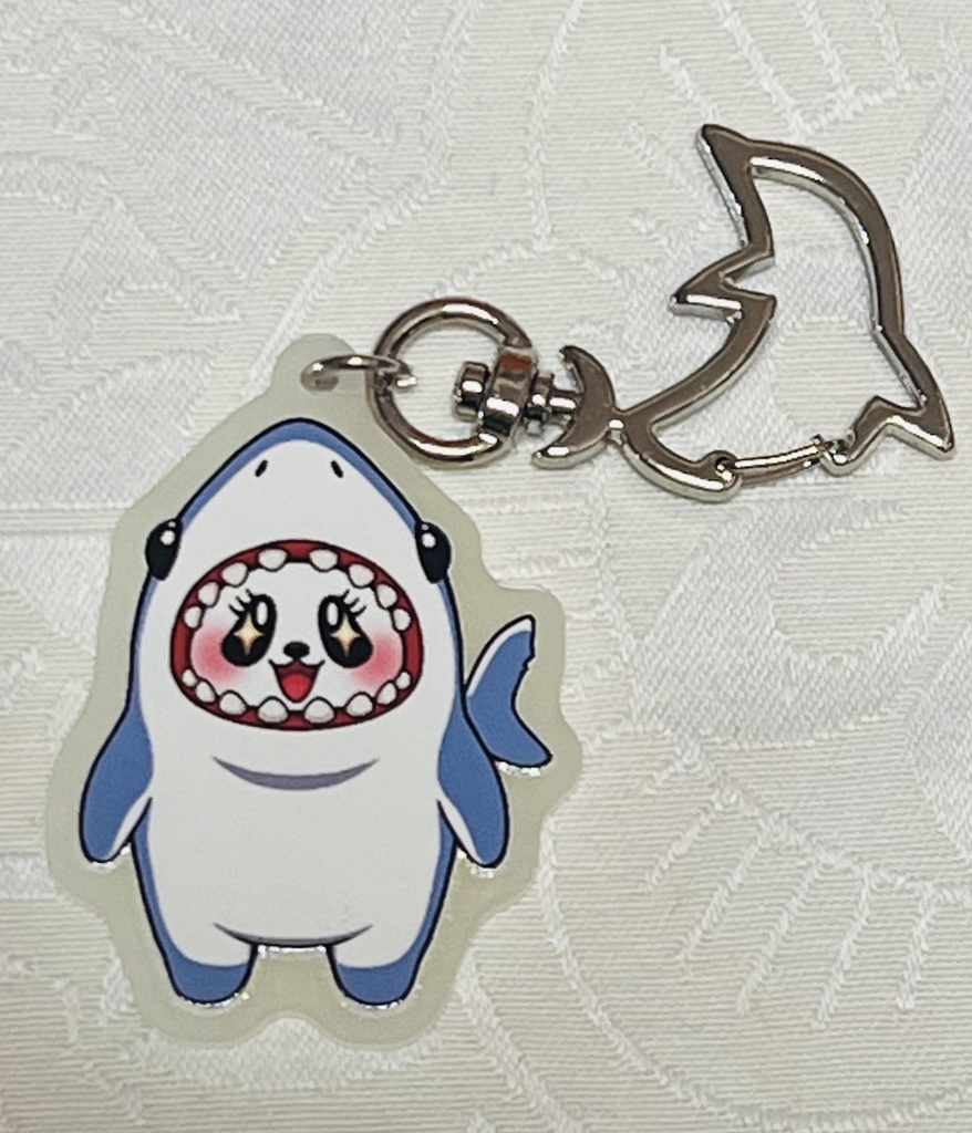 むそシャーク蓄光アクリルキーホルダー