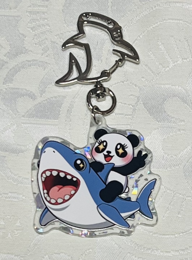 むそライドonシャークアクリルキーホルダー
