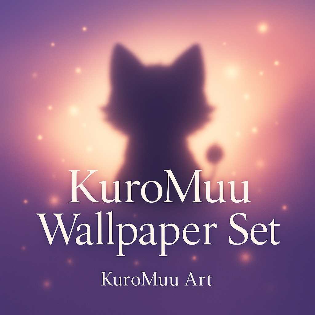 🌅 夜明けの黒猫 & 🌸 春風のくろむぅ|スマホ壁紙セット|AIイラスト|癒し・かわいい・猫好き向け