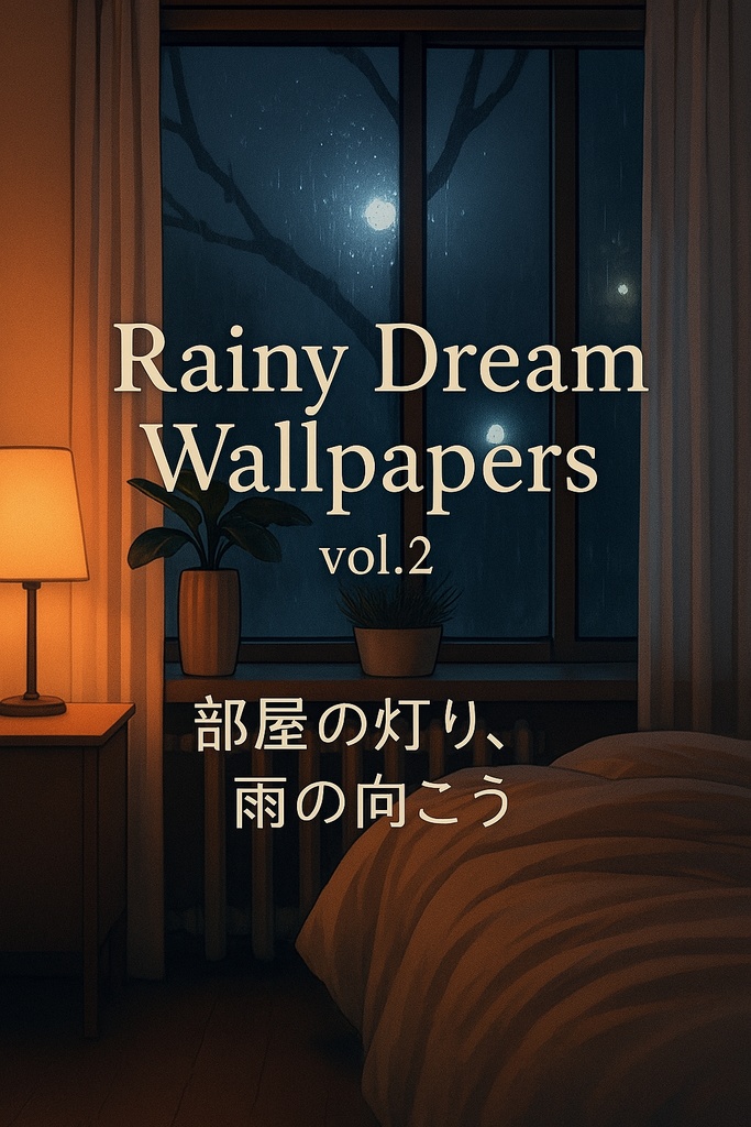 Rainy Dream Wallpapers vol.2 – 部屋の灯り、雨の向こう
