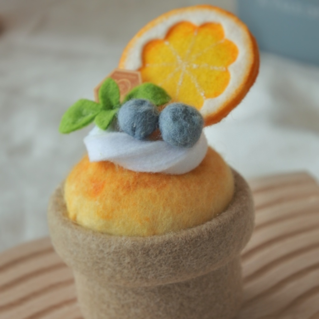 フェルトのカップケーキセット