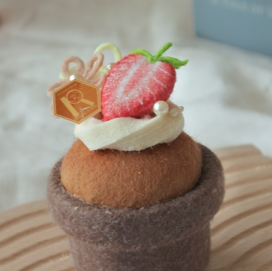 フェルトのカップケーキセット