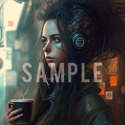 【近未来】コーヒーと女性001