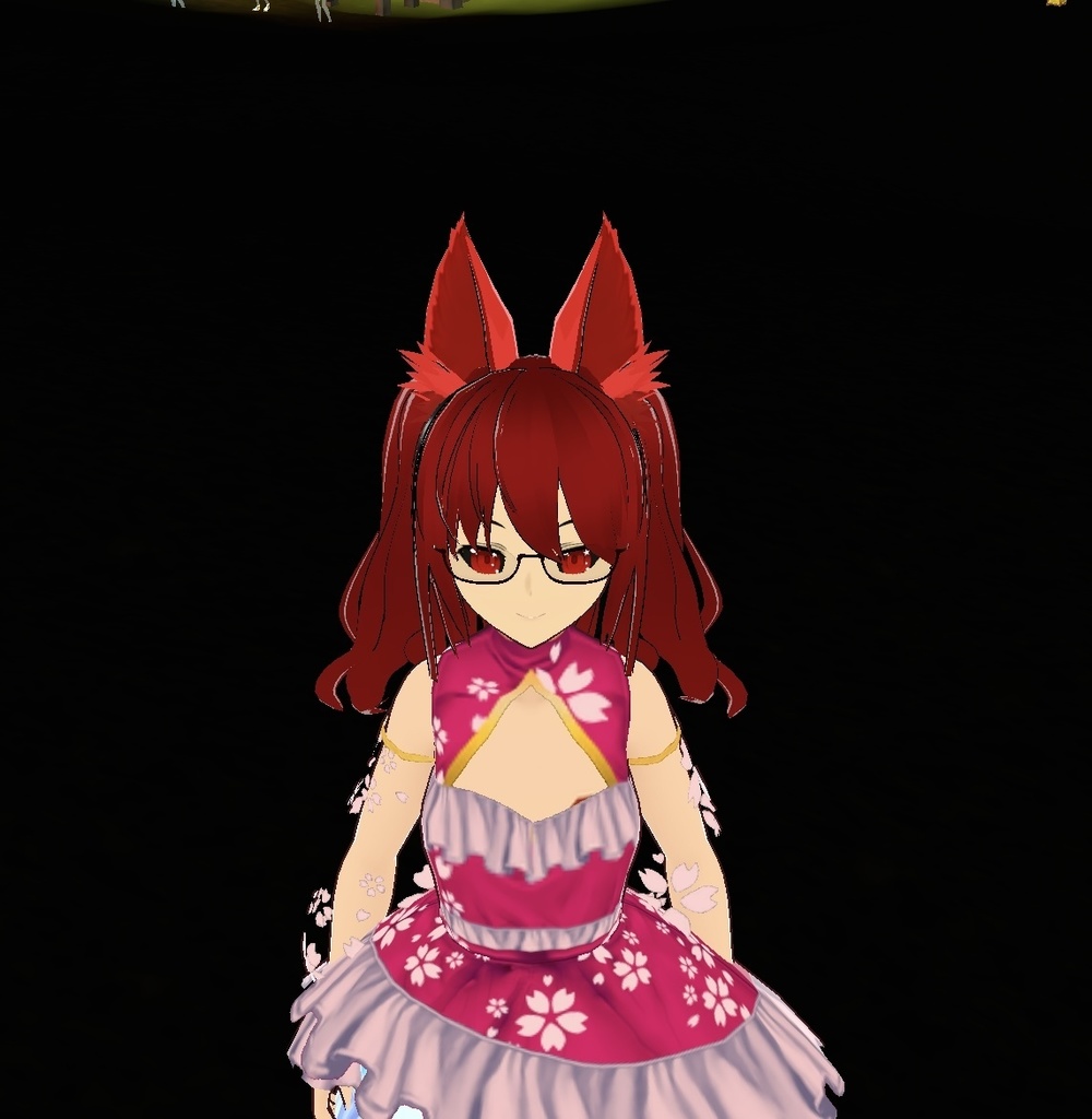 【VRMモデル】ぶらん☆みゅう さくらワンピース Blanc Meow VRM model