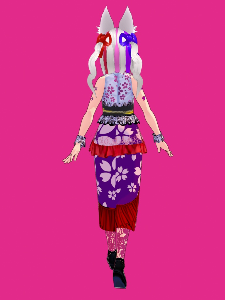 【VRMモデル】めかぶらん☆みゅうmkII SR Mecha-Blanc Meow mkII SR