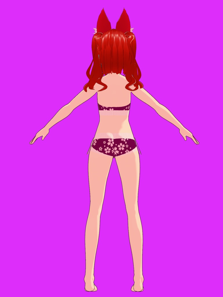 【VRoid Studio用衣装】水着2023-01(2バリエーション同梱)/【Costume for VRoid Studio】 Swimwear Ver. 2023-01 (2 variations included)