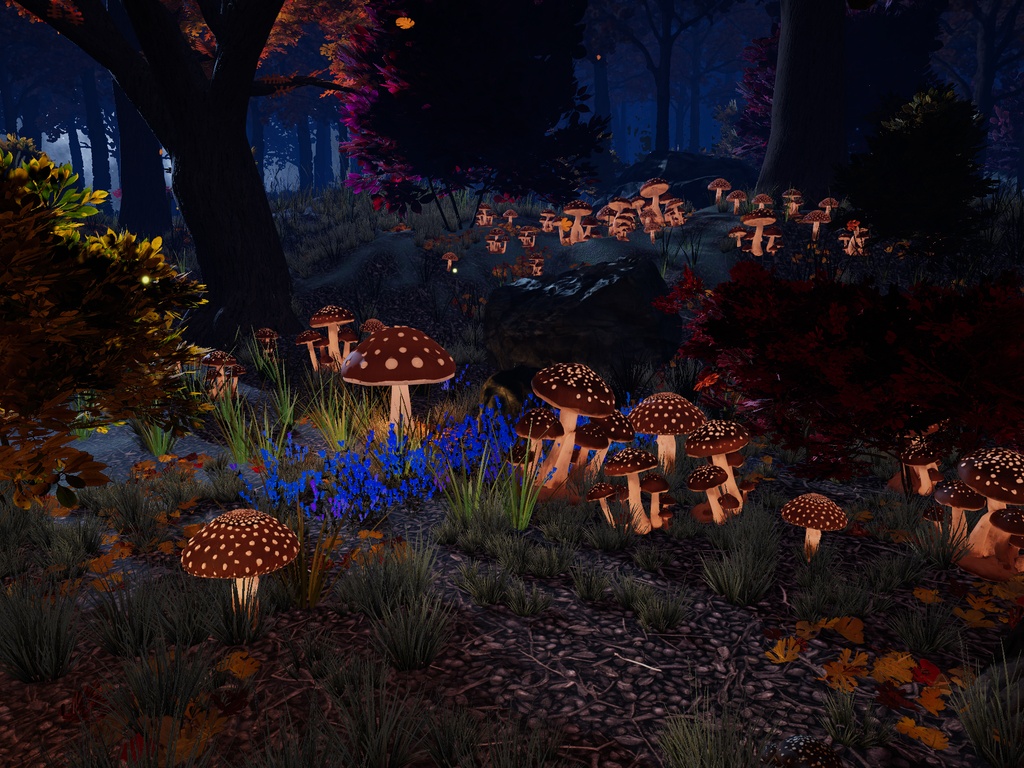 【VRChat PC】Halloween Treehouse Forest / ハロウィンのツリーハウスの森 / 할로윈 트리하우스 숲