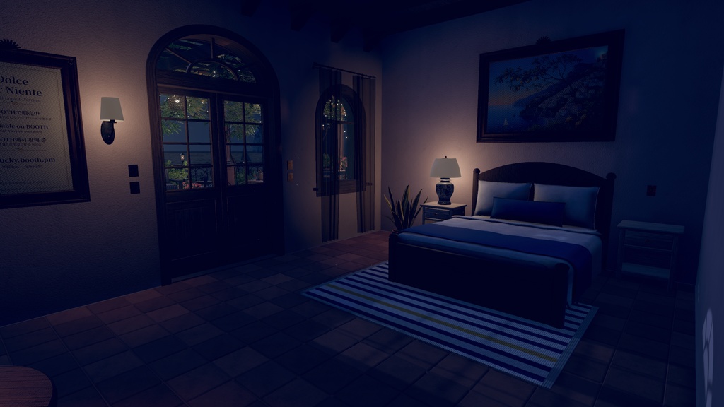 【VRChat PC】Dolce Far Niente / アマルフィのレモンテラス / 아말피 레몬 테라스