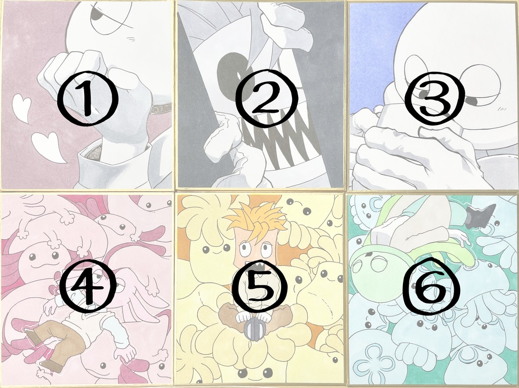 【キニト ミニ色紙】