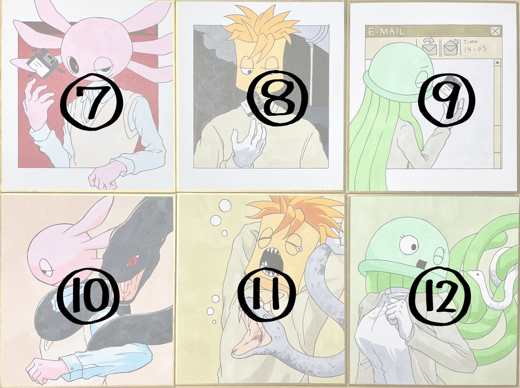 【キニト ミニ色紙】