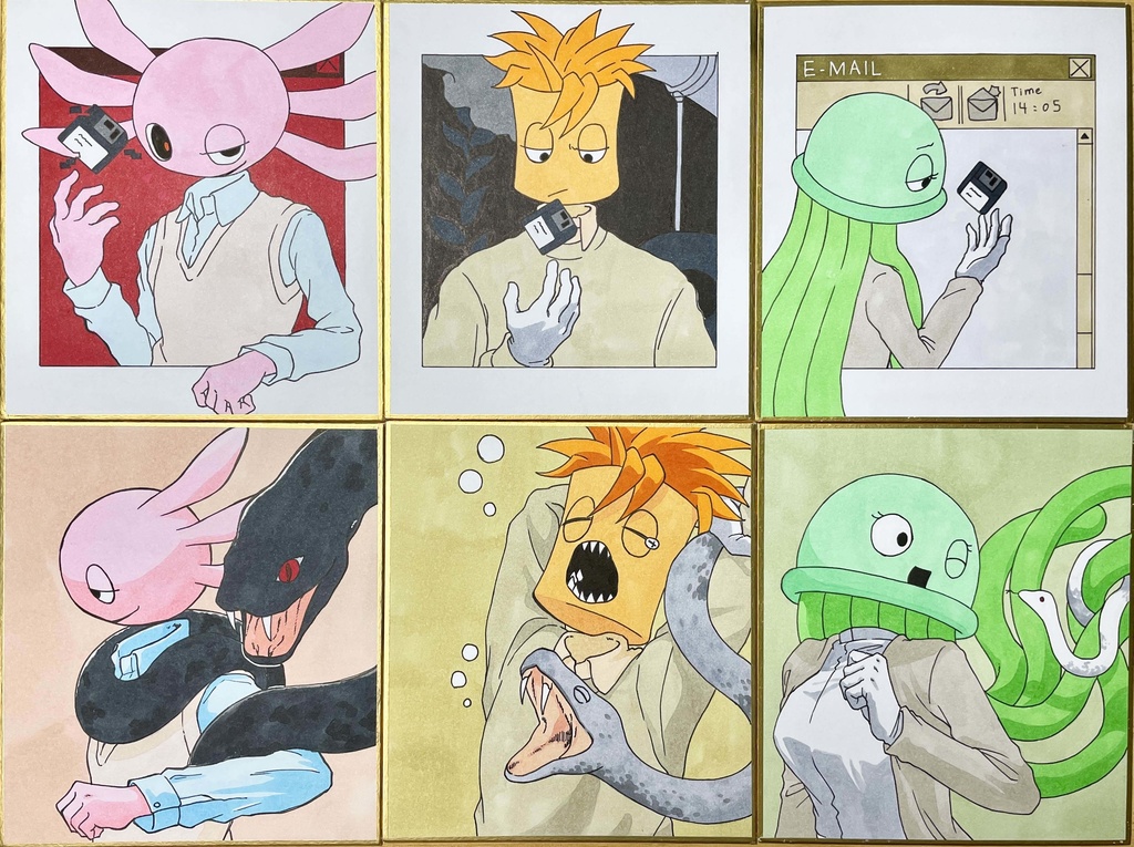 【キニト ミニ色紙】