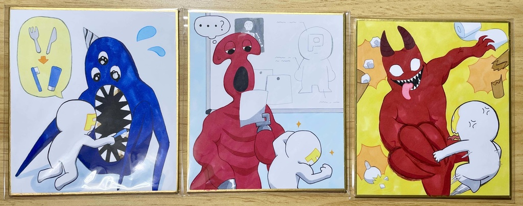 【ミニ色紙】Pとありふれた日々【gob】　再販