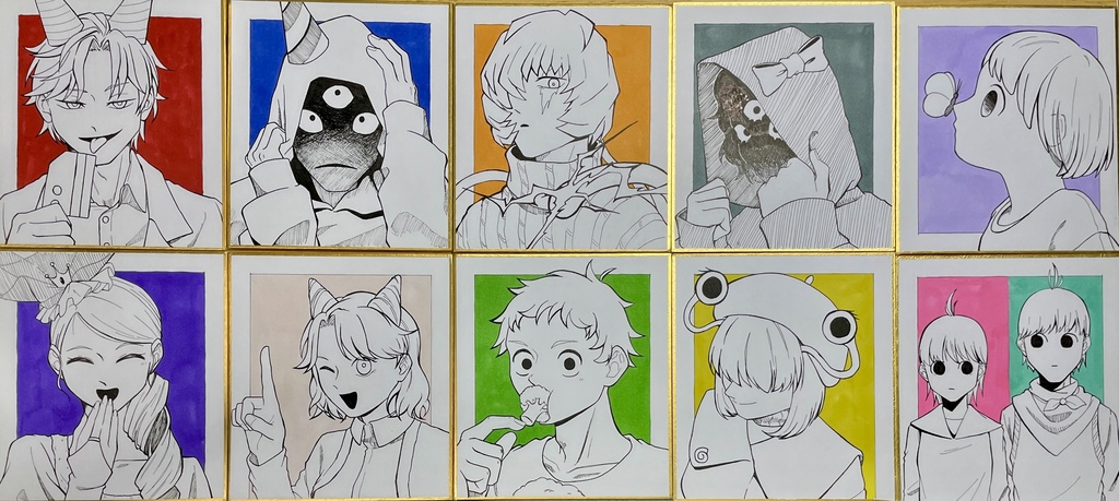 【第一弾】GoB擬人化【ミニ色紙】