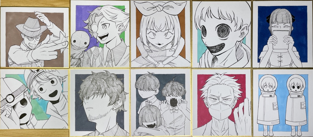 【第二弾】GoB擬人化【ミニ色紙】