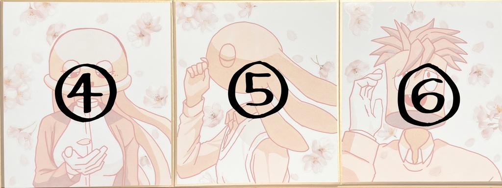 【キニト ミニ色紙🌸】