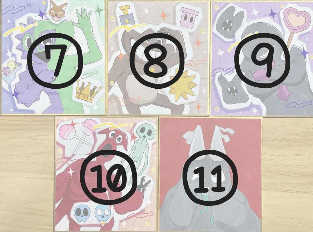 【ミニ色紙】GoB原型