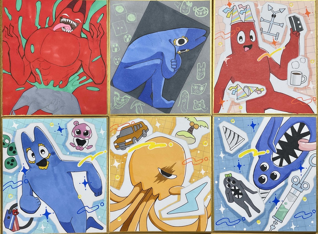 【ミニ色紙】GoB原型