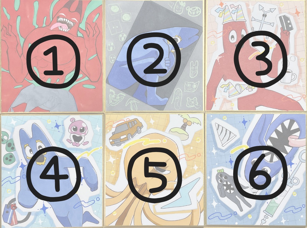 【ミニ色紙】GoB原型